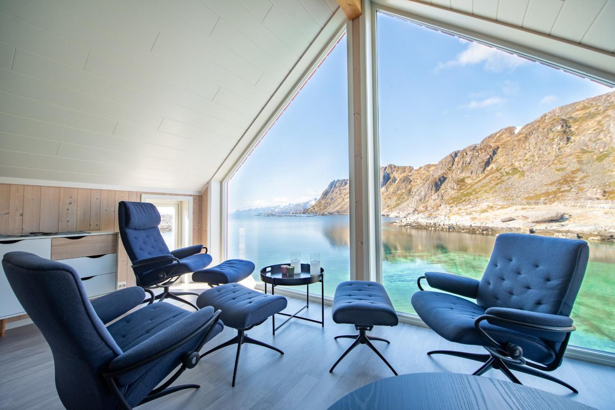 Lofoten Waterfront Luxury Lodge Ballstad Exterior foto